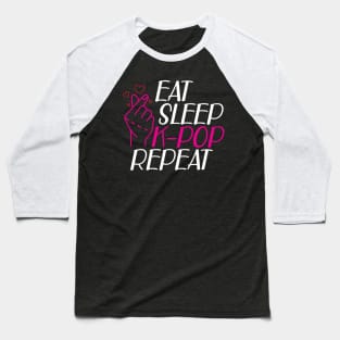 K-Pop - East Sleep K-pop Repeat Baseball T-Shirt